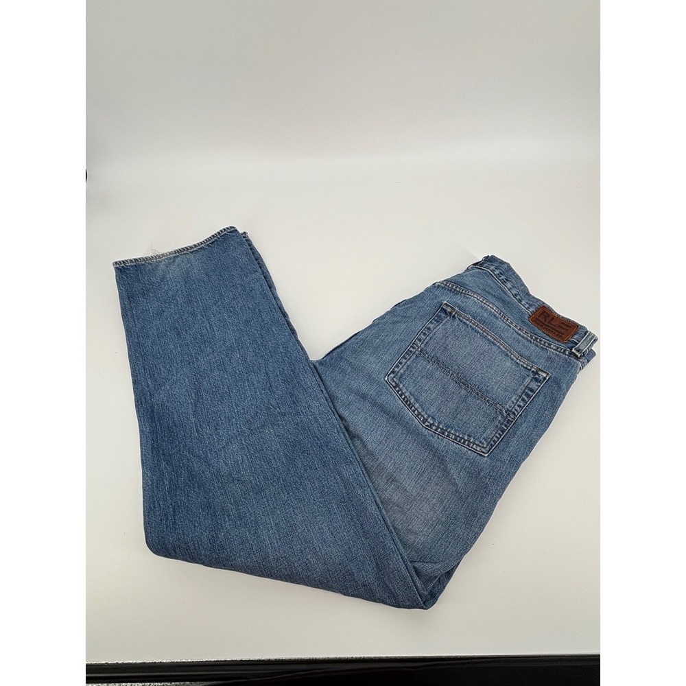 Polo Jeans Co Ralph Lauren Mens Relaxed Fit Blue Denim Jeans 38x32 8017YAG1781